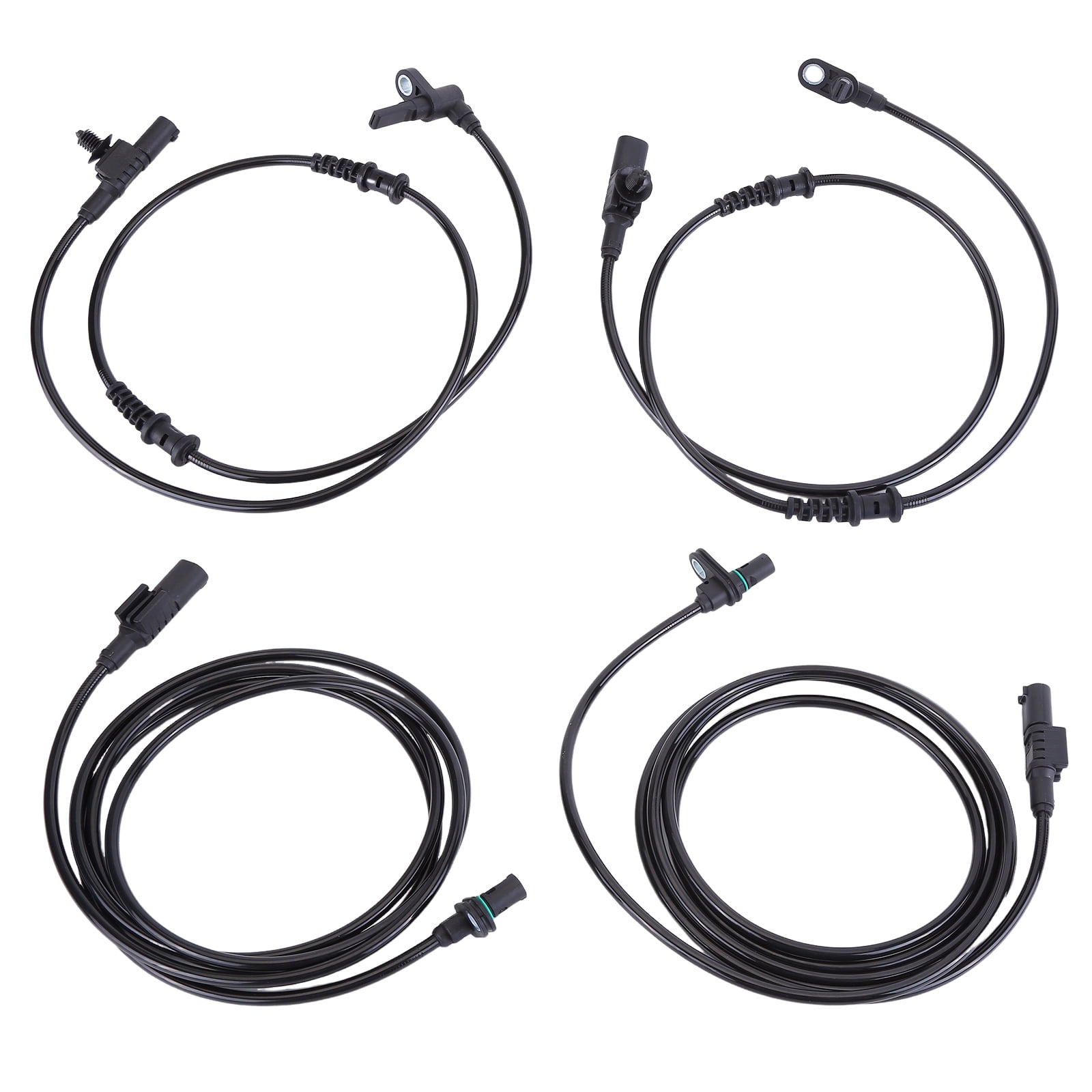 Guwzn 4pcs ABS Wheel Speed Sensor Front and Rear Compatible for ...