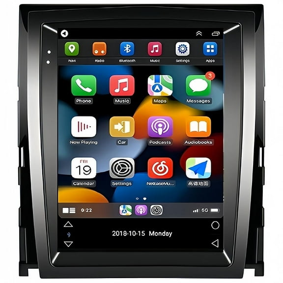 Guwzn Car Stereo Radio for Cadillac Escalade SLS 2007-2012 9.7" Touchscreen 2+32G Vehicle GPS Navigation Wireless CarPlay Android Auto