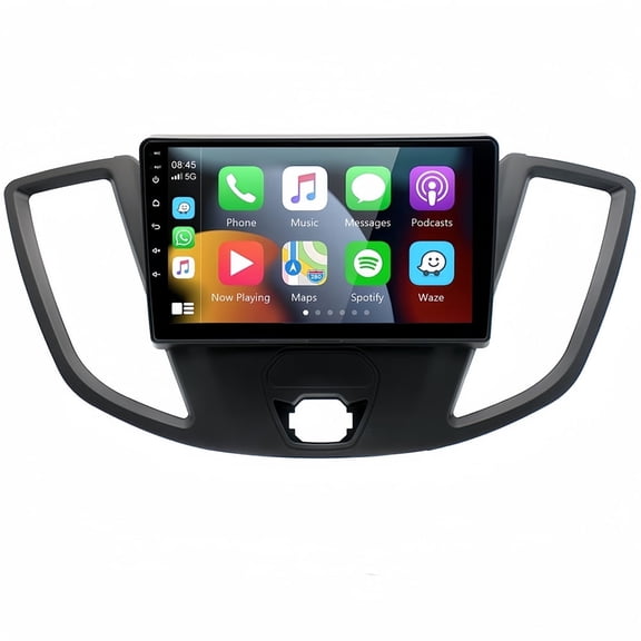 Guwzn Car Stereo Radio for Ford Transit 2013-2019 9" Touchscreen 2+32G Vehicle GPS Navigation Wireless CarPlay Android Auto