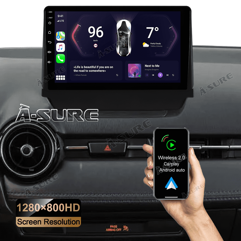 Android 13 Car Stereo For Mazda 2 Demio 2014-2023 - 9" Touchscreen With Wireless CarPlay & Android Auto
