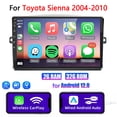 thumbnail image 1 of Guwzn Car Stereo Radio for Toyota Sienna 2004-2010 9" Touchscreen 2+32G Vehicle GPS Navigation Wireless CarPlay Android Auto, 1 of 12