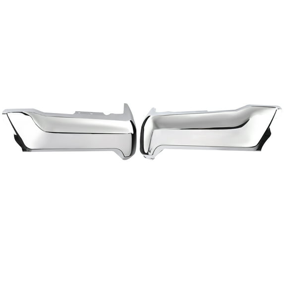 Guwzn Chrome Pair of Rear Bumper Face Bars HC3Z17906JA Compatible for 2017-2022 Ford F250 F350 Super Duty