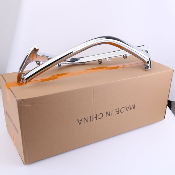 Guwzn Front Lower Grille Molding Set Compatible for Mazda 3 Sedan Hatchback 2017-2018 Replaces MA1214106 MA1215106