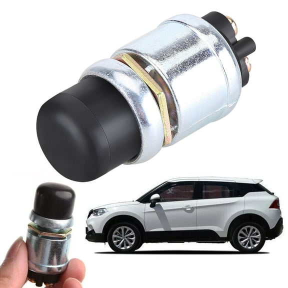 Guwzn Waterproof Switch Push Button Horn Engine Start Starter For Car Boat Track 12V