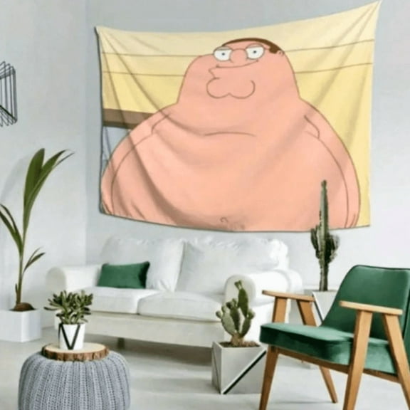 Guy Album Cover Tapestry 40*60in Wall Art Suitable for College Dorm Decoration Outdoor Party Holiday Gift with Brass Grommet