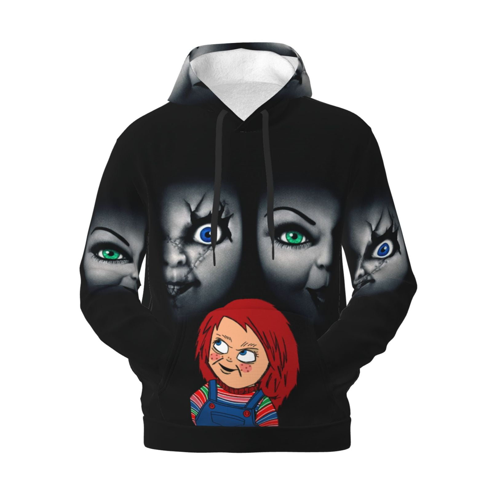 Guy Art Chucky Men's Sweatshirt Hoodies Soft Plush Fleece Pullover ...