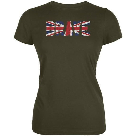 Guy Fawkes Day Brave Union Jack British Flag Juniors Soft T Shirt