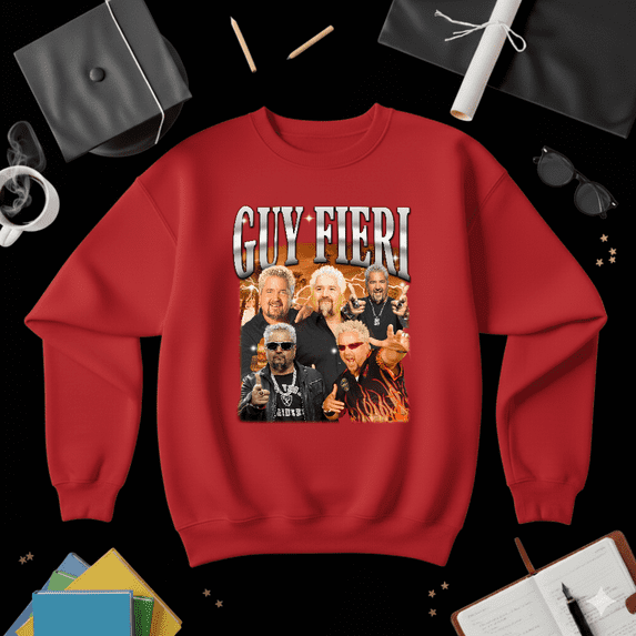 Guy Fieri Flavortown Chef Parody Retro Food Lover Humor Sweatshirt V41423, up to size 5XL