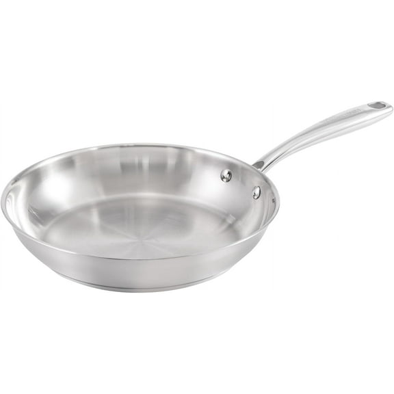 Guy Fieri's Flavortown 10.3" Stainless Steel Fry Pan - Premium Non-Toxic Three-Layer Skillet, Oven-Safe up to 500F