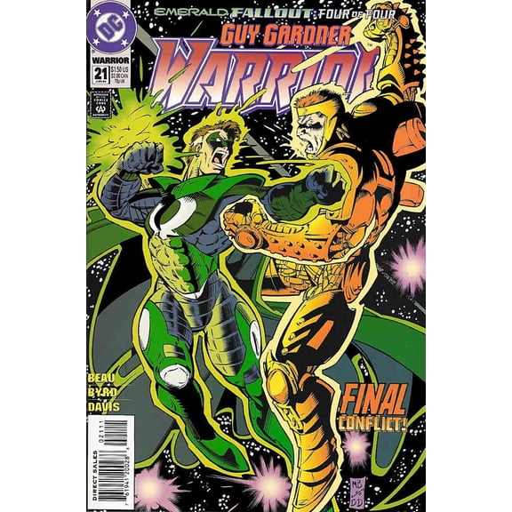 Guy Gardner: Warrior #21 VF ; DC Comic Book