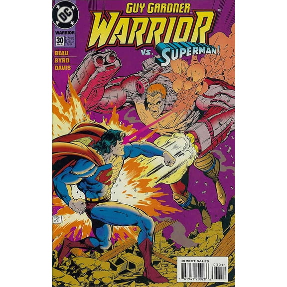 Guy Gardner: Warrior #30 VF ; DC Comic Book