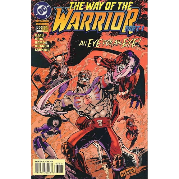 Guy Gardner: Warrior #32 VF ; DC Comic Book