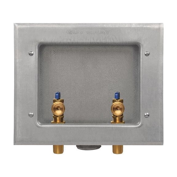 Guy Gray Washing Machine Outlet Box Galvanized 1/2" MIP 82026