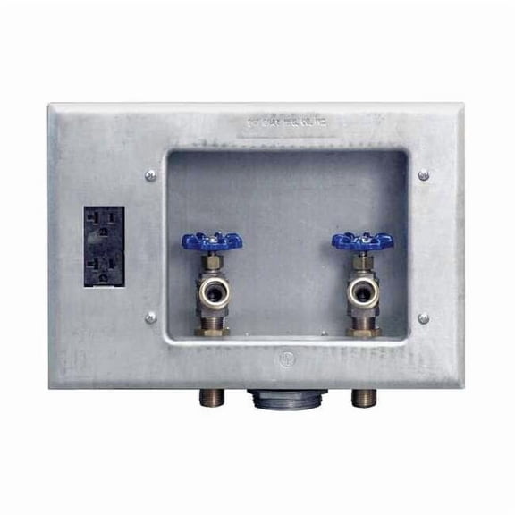 Guy Gray Outlet Box,Washing Machine,1/2 In MIP 82033