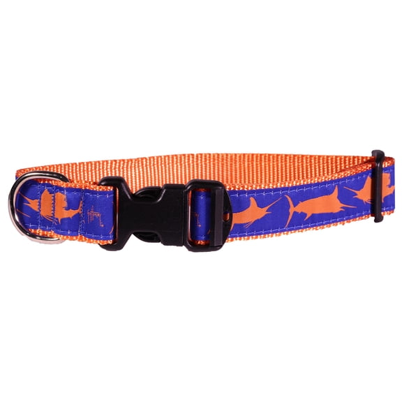 Guy Harvey 3 Orange Marlin Dog Collar