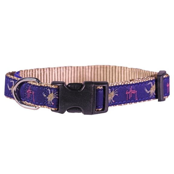 Guy Harvey Blue Crab Small Dog Collar