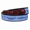 thumbnail image 1 of Guy Harvey Keys Slam Men’s Leather Tab Belt, 1 of 1