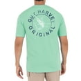 thumbnail image 1 of Guy Harvey Men's Circle Short Sleeve Green T-Shirt, 1 of 3