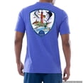 thumbnail image 1 of Guy Harvey Menâs Lighthouse Collection Short Sleeve T-Shirt HEATHER ROYAL XXXL, 1 of 3