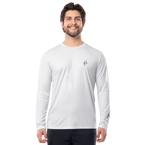 GH BY GUY HARVEY Men's Long Sleeve Sun Protection Top Sizes M-2XL