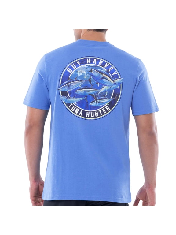 Mens Tuna Hunter Pocket Short Sleeve T-Shirt Small
