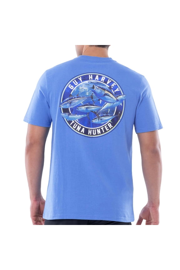 Mens Tuna Hunter Pocket Short Sleeve T-Shirt Small