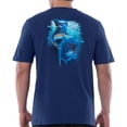 thumbnail image 1 of Guy Harvey Mens Twin Sails Short Sleeve T-Shirt Large Blue, 1 of 4