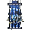 thumbnail image 1 of Guy Harvey Sailfish Fishing Rod Wall Storage Rack 8 Rod Capacity - Reel Salty Marine Grade, 1 of 6