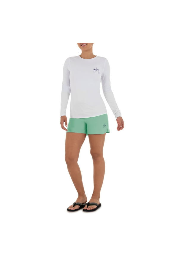 Women's Core Solid Short (Beach Glass, XX-Large)
