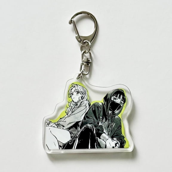 The Guy She Was Interested In Wasn't A Guy At All Acrylic Keychain, Double-sided Keychain, Mitsuki Koga, Aya Osawa, Megumu Narita,Anime Gift (1 keychain)