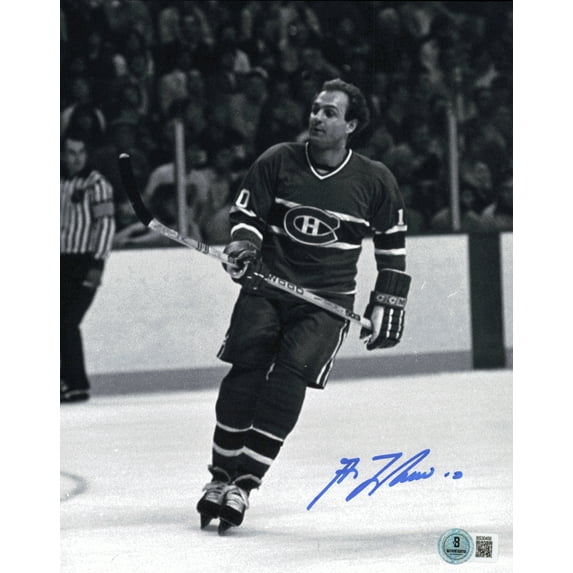 Guy Lafleur Autographed 8x10 Photo Montreal Canadiens Beckett BAS QR #BS30456