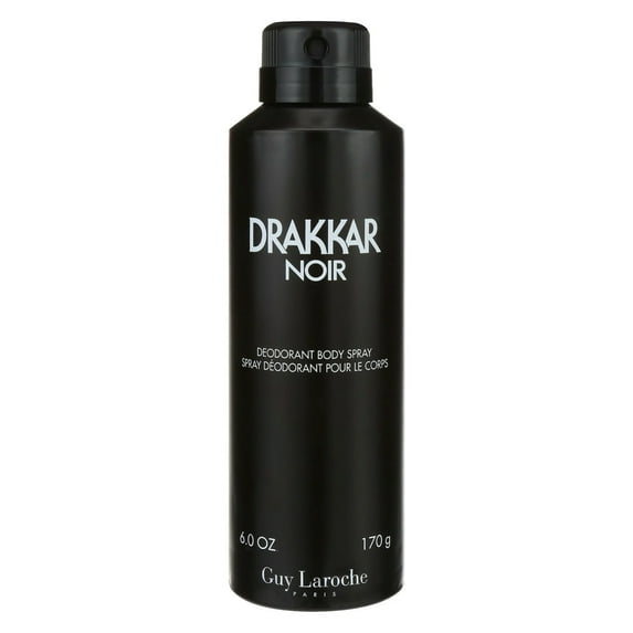 Guy Laroche Drakkar Noir Body Spray for Men, 6 oz