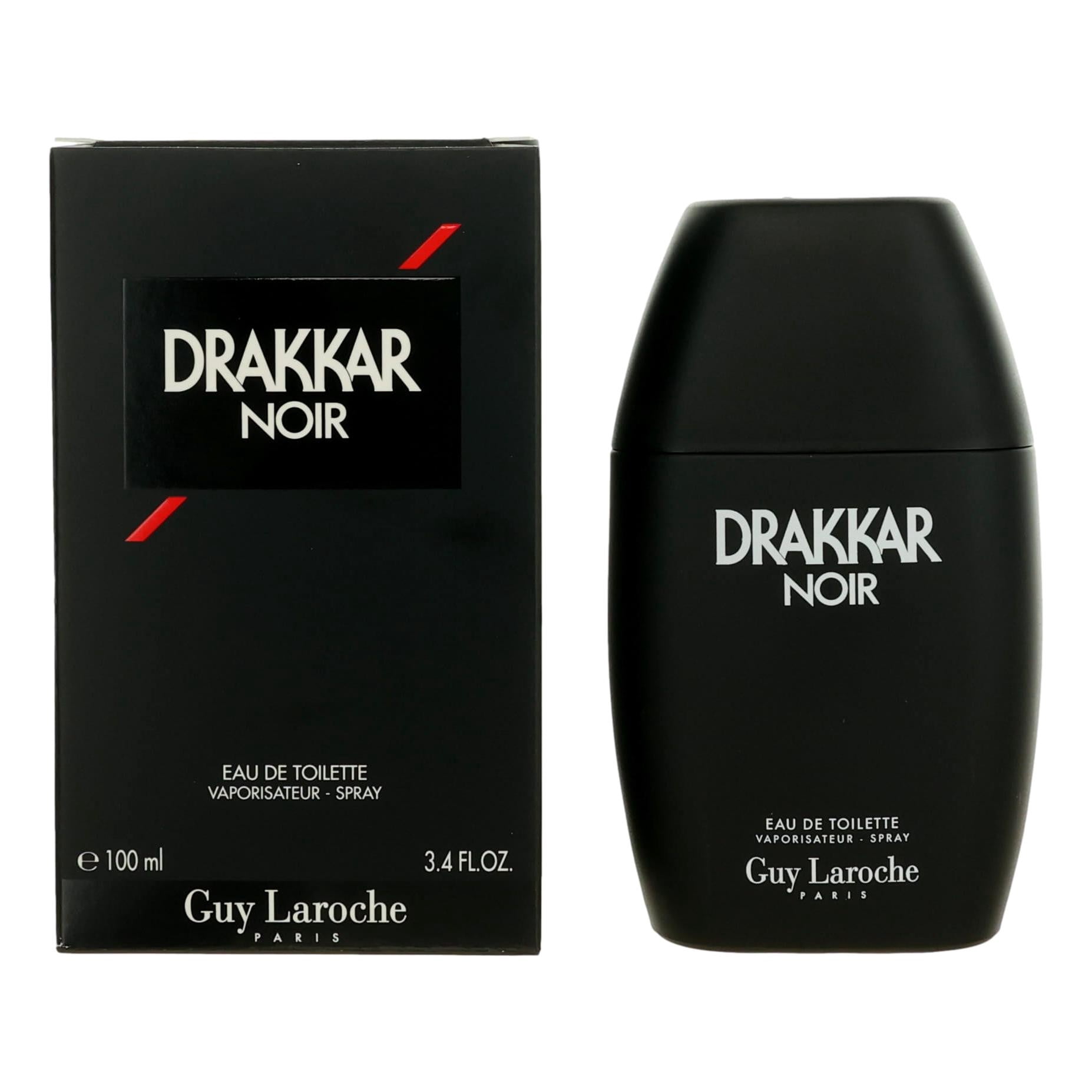Guy Laroche Drakkar Noir Eau de Toilette, Cologne for Men, 3.4 fl oz