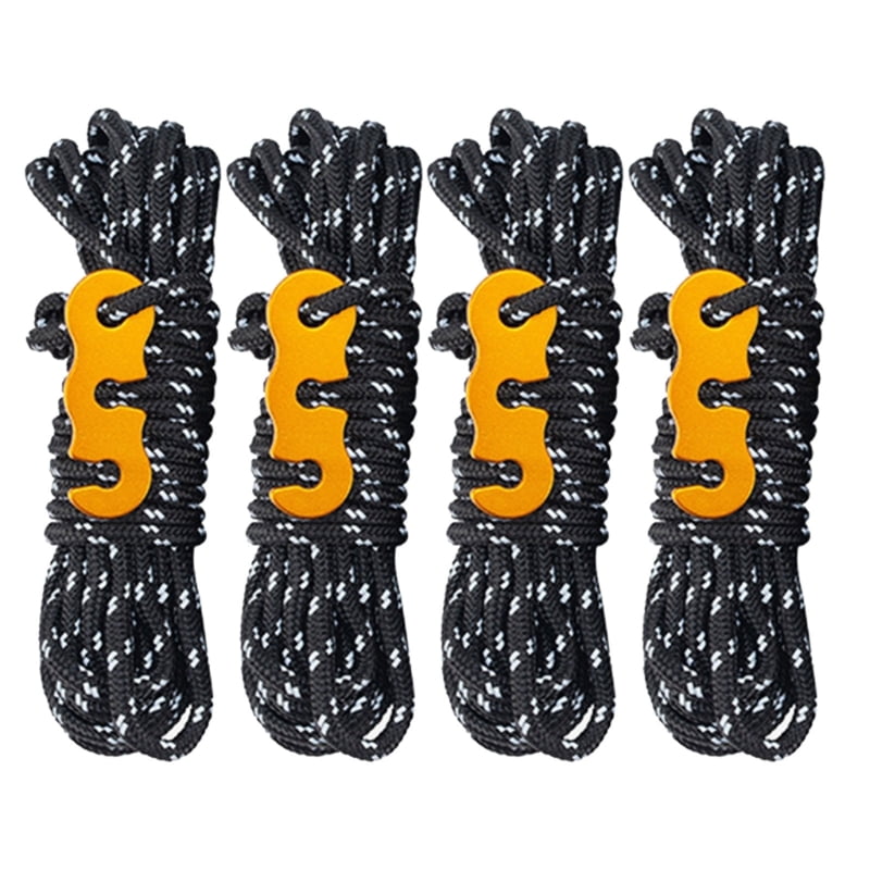 Guy Rope, 3mm Tent Guy Line 13ft Reflective Cord Guy Line Tent Guide ...