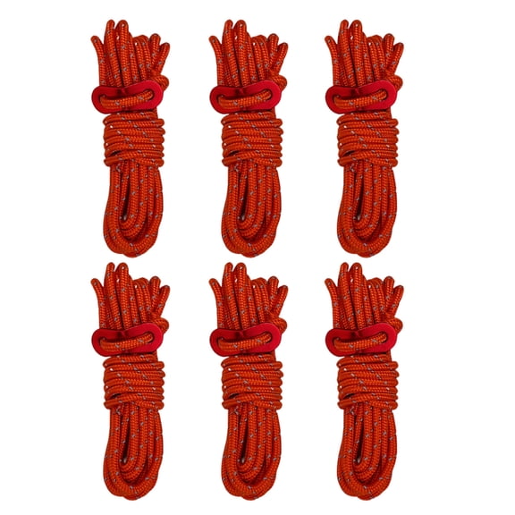 Guy Rope, 4mm Tent Guy Line 13ft Reflective Cord Guy Line Tent Guide Rope for Awning Camping Reflective Tent Guy Rope