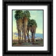 thumbnail image 1 of Guy Rose 2x Matted 20x22 Black Ornate Framed Art Print 'Palms', 1 of 2