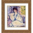 thumbnail image 1 of Guy Rose 2x Matted 20x24 Gold Ornate Framed Art Print 'Early Morning - Summertime', 1 of 2