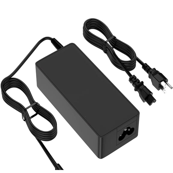 Guy-Tech 24V 2A AC DC Adapter Power Supply Cord Charger 5.5mm Tip Compatible with LCD Monitor Printer