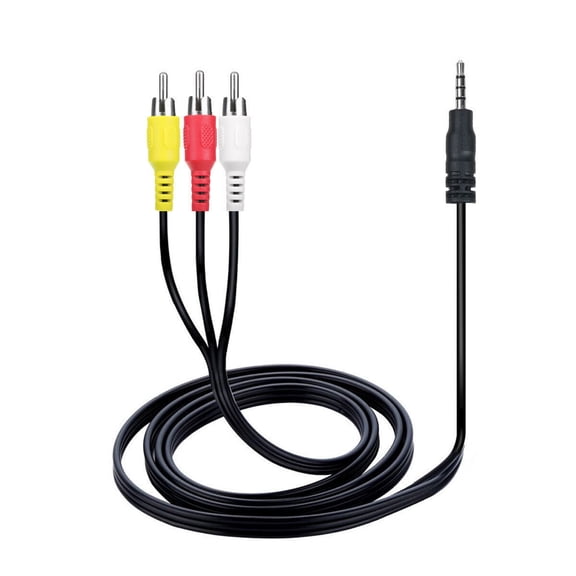 Guy-Tech 5ft RCA A/V Audio Video Cable Cord for Panasonic VJAW0032/VJAW0026/VJAW0039/LSJA0368