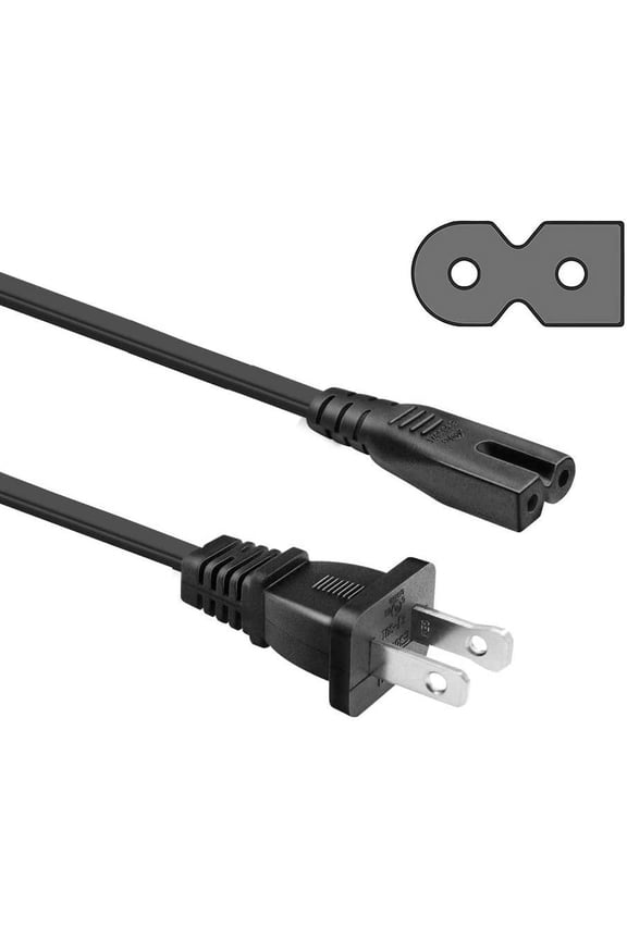 AC IN Power Cord Cable Plug For Vizio 1080p Smart HD LED Full LCD TV Series: M-Series M321I-A2 32" E390i-A1 E420i-A1 E401i-A2 M401i-A3 40" E500i-A1 M471I-A2 47" E551I-A2 M551D-A2