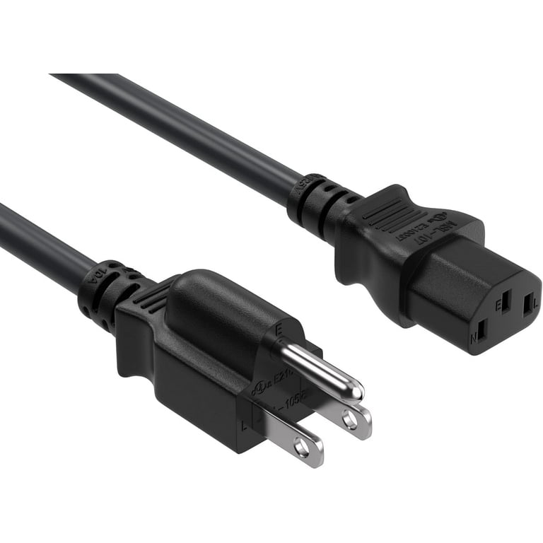 Guy Tech AC Power Cord Outlet Socket Cable Plug Compatible with
