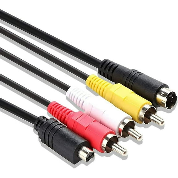 Guy-Tech AV A/V Video Audio TV Cable Cord Lead Compatible with Handycam Camcorder VMC-15 FS 15FS