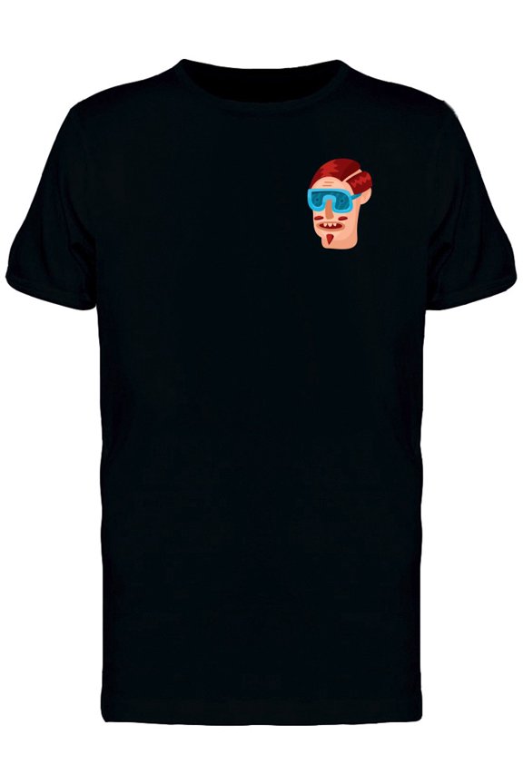 Guy With Sunglasses Doodle Tee Men's -Image by Shutterstock