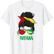 Guyana For Girl Guyanese Flag for Women Guyana T-Shirt