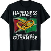 Guyana Marriage Guyanese Married Heritage Flag Culture T-Shirt