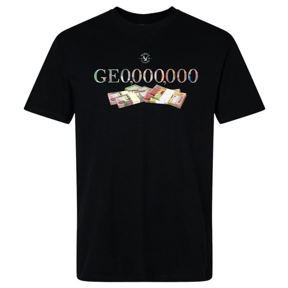 Guyana money currency Symbol Cash T-shirt. $1,000, $2,000, $5,000