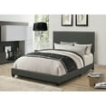 thumbnail image 1 of Guyancourt Charcoal Upholstered Eastern King Panel Bed, 1 of 6
