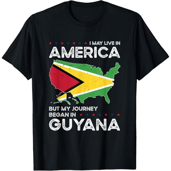 Guyanese American Patriot USA Grown Guyana US Flag T-Shirt mens t shirt,black,women,funny,misfits,men,journey