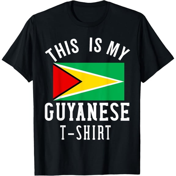 Guyanese Flag For Men Women Guyana Pride Heritage Roots Love T-Shirt100% cotton