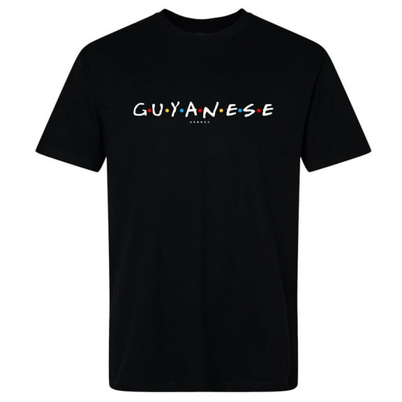 Guyanese Patriotic Black T-shirt unisex T-Shirt (Small-xxl)